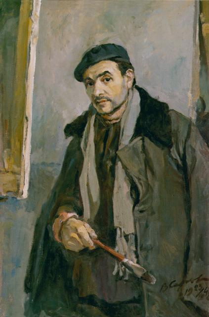 Серов В.А. Портрет художника А.А.Блинкова. 1942 Серов В.А. Портрет художника А.А.Блинкова. 1942